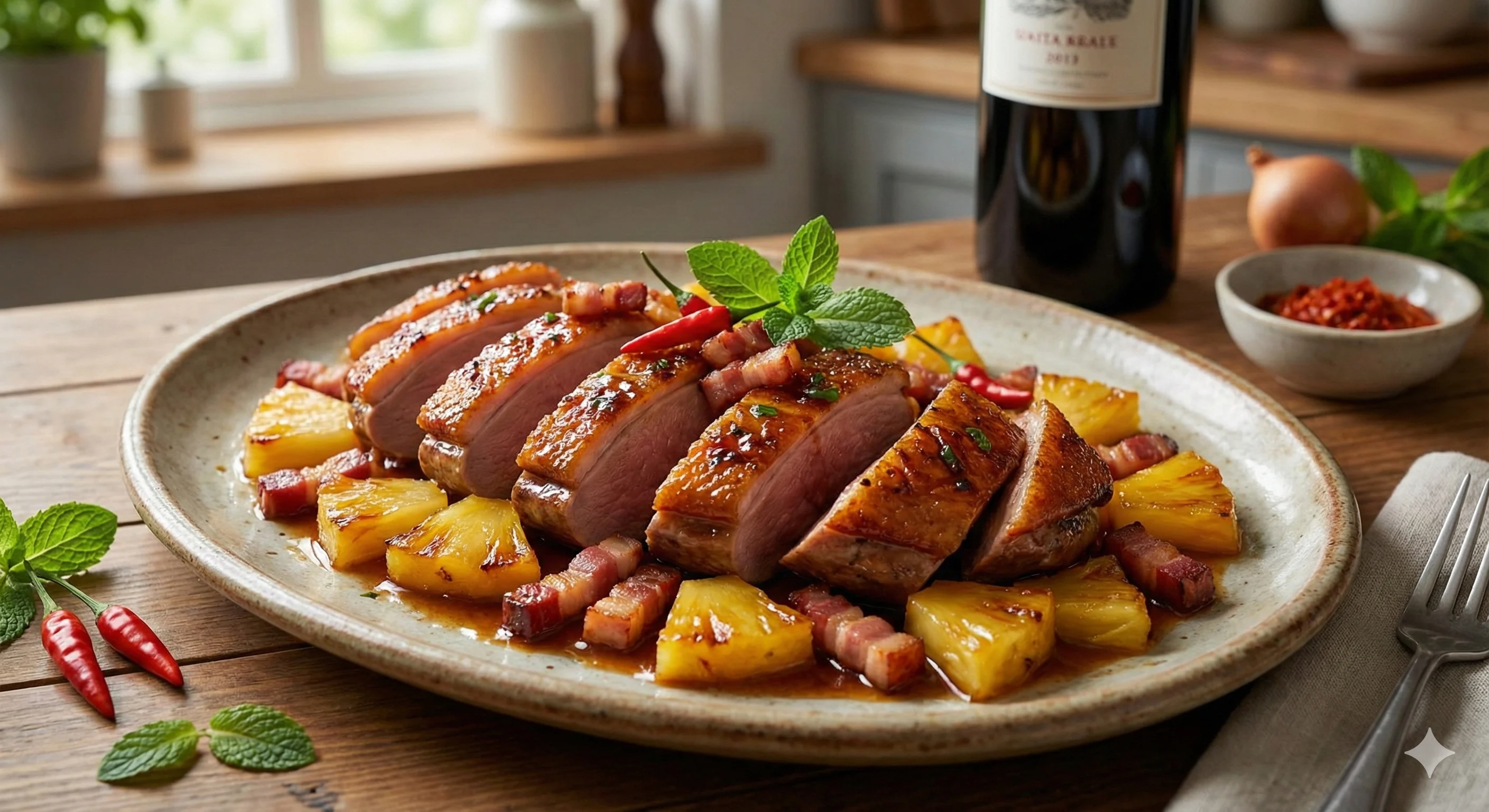 Pato com Abacaxi e Bacon: Receita Agridoce Perfeita