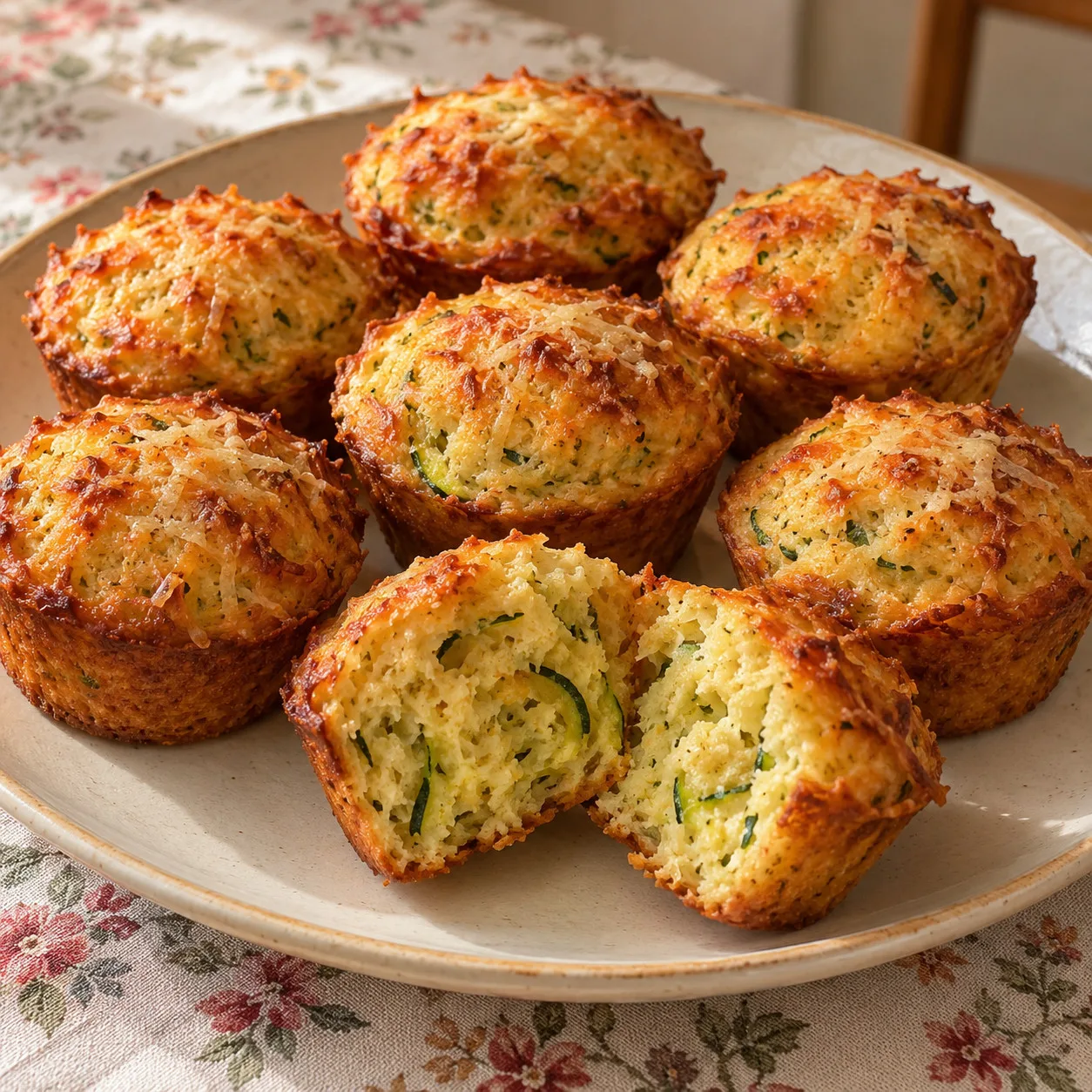 Bolinhos de abobrinha com parmesão e páprica