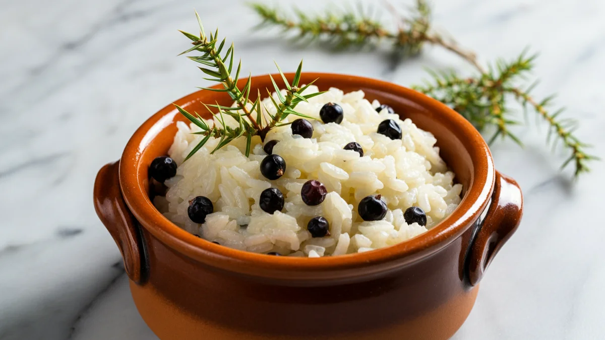 Arroz com Zimbro: Sabor Único e Fácil de Preparar