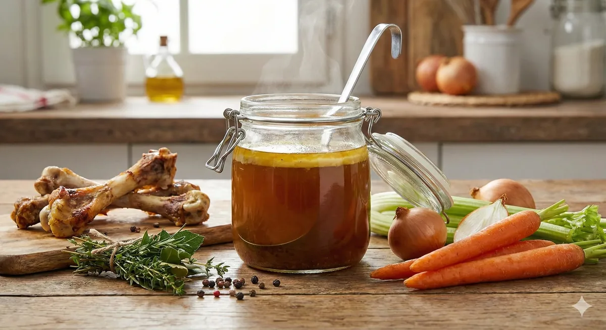 Caldo de Frango Caseiro Intenso: Receita Essencial (5 Litros)