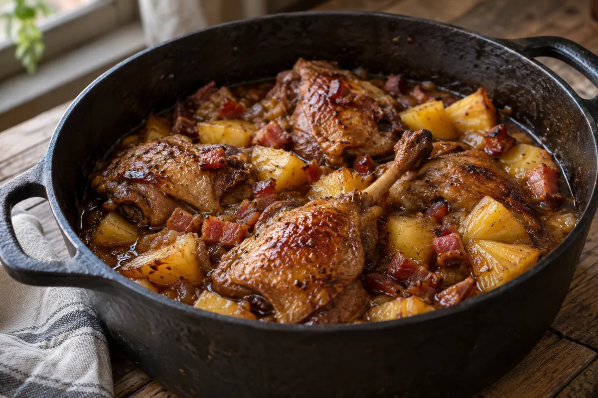 Pato com Abacaxi e Bacon: Receita Agridoce Perfeita
