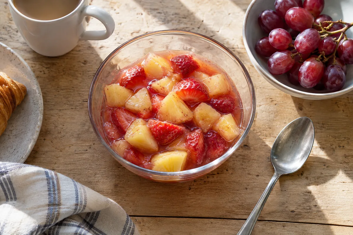 Abacaxi com Uvas Gelado - Refrescante Sabor de Verão