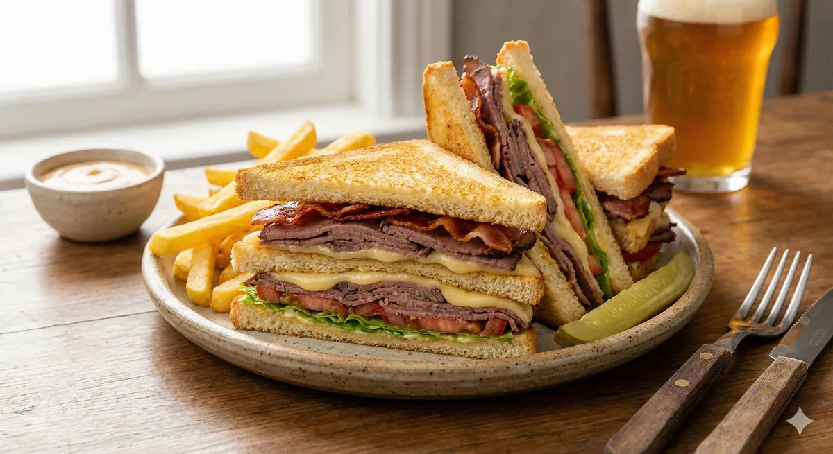 Club Rosbife Avulsos com Queijo e Bacon