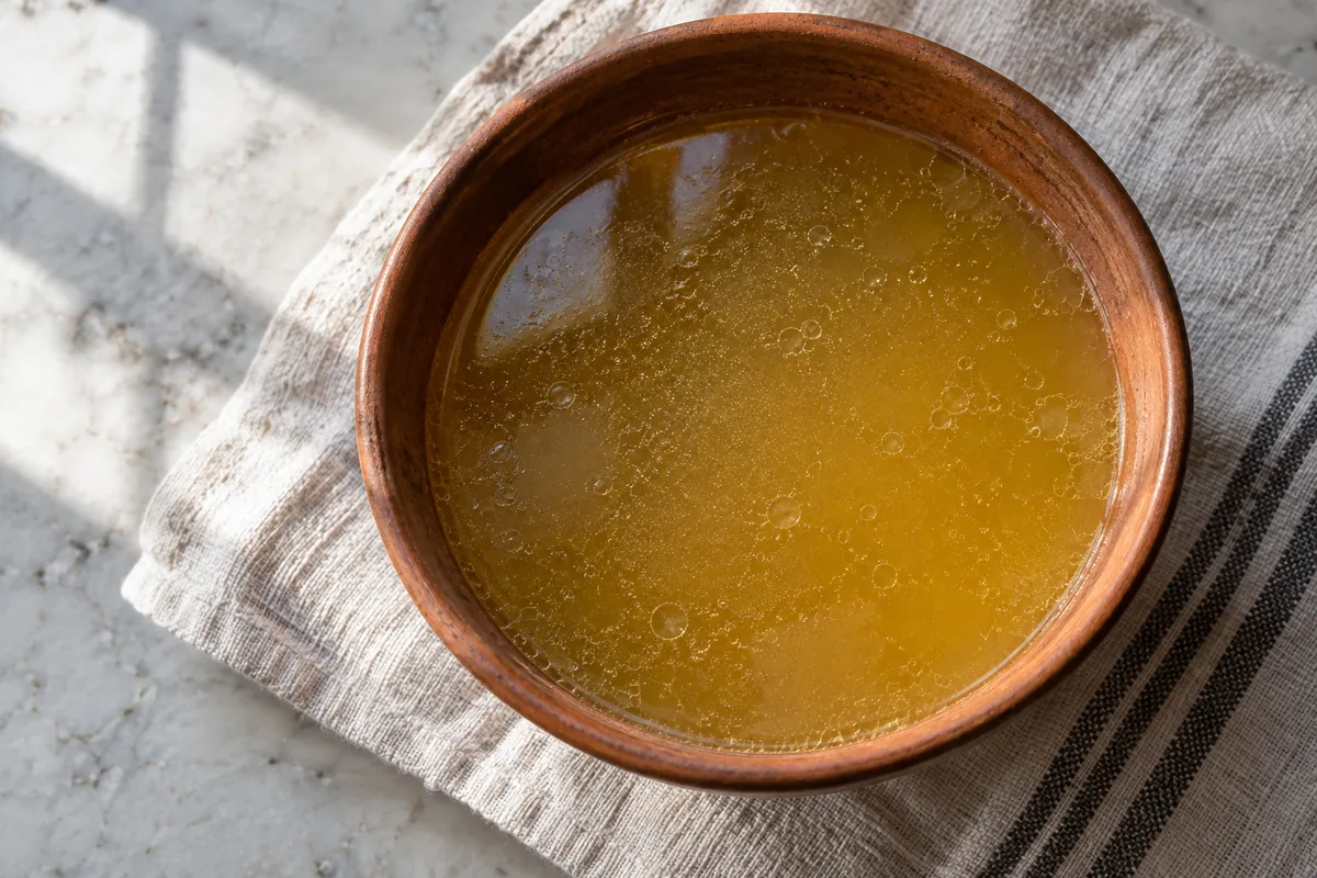 Caldo de Frango Delicioso com Vegetais