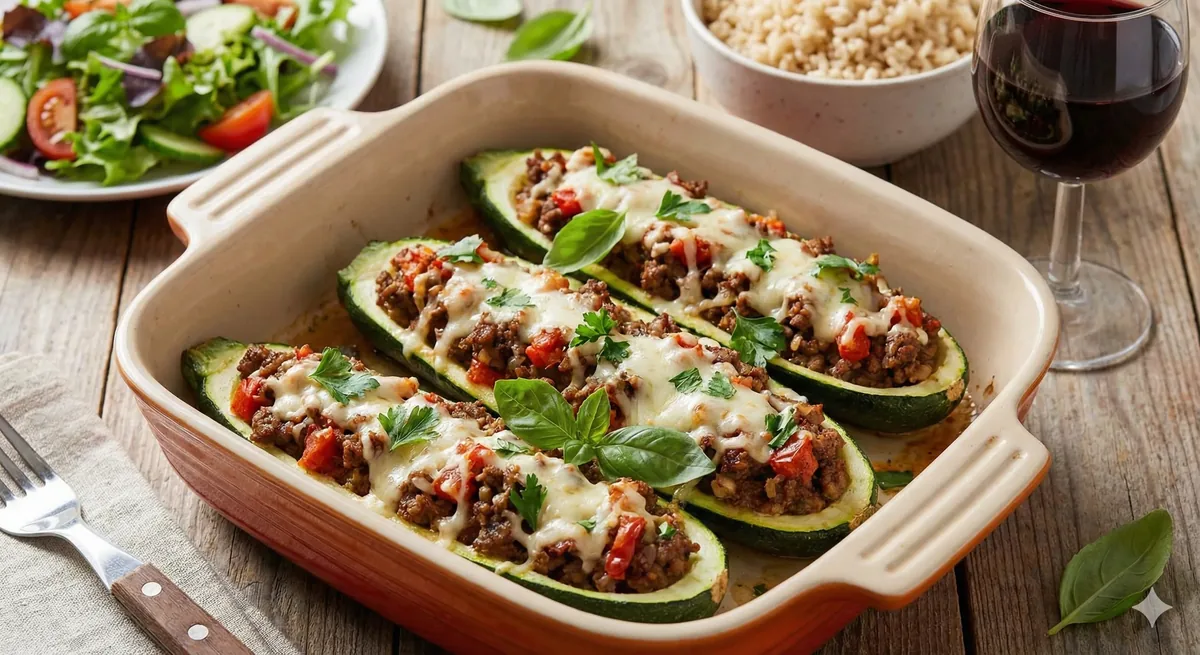 Abobrinha Recheada com Carne Moída: Receita Fácil e Saudável