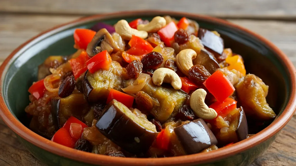 Caponata de Berinjela Refrescante: Receita Fácil e Saborosa