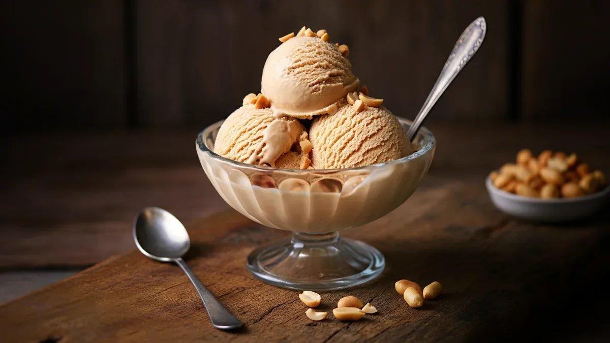 Sorvete de Amendoim Cremoso: Receita Fácil e Caseira