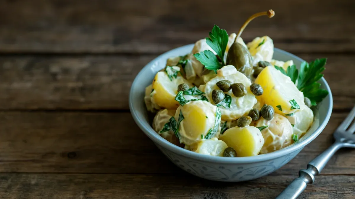 Salada de Batata Cremosa com Alcaparras: Receita Fácil e Saborosa