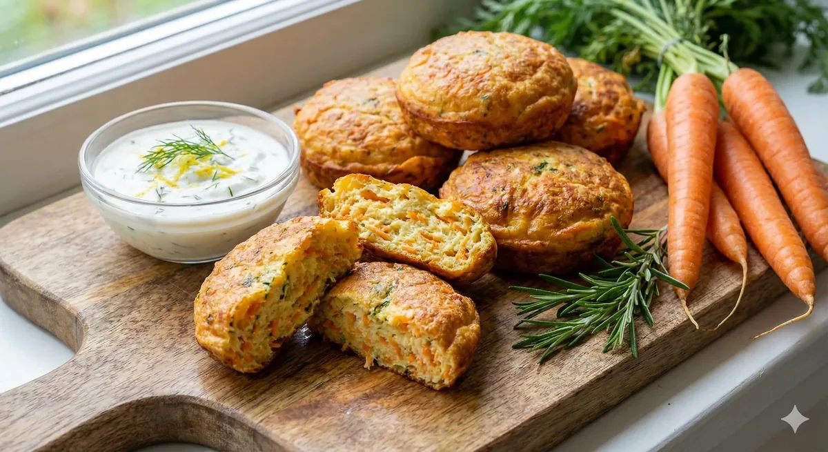 Bolinhos de Cenoura e Ricota Assados: Leves e Saborosos