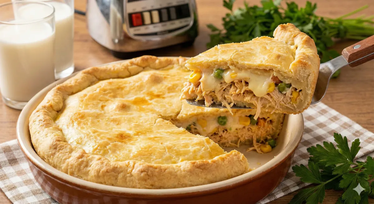 Torta de Frango de Liquidificador Bem Cremosa