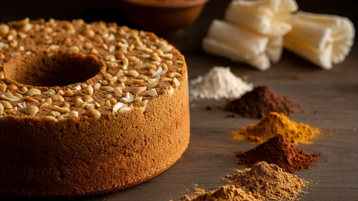 Receita de Bolo de Pé-de-Moleque Cremoso e Tradicional