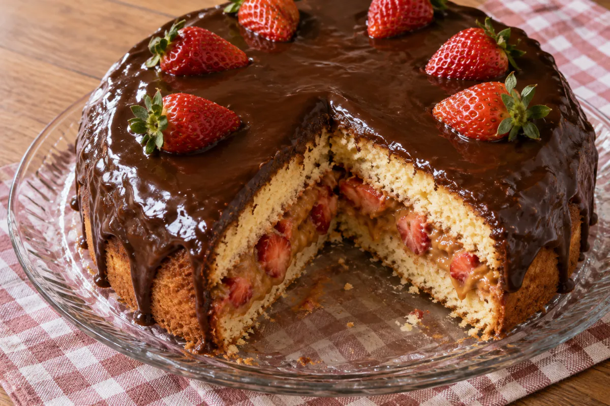 Bolo de Morango com Doce de Leite: Receita Fácil e Deliciosa