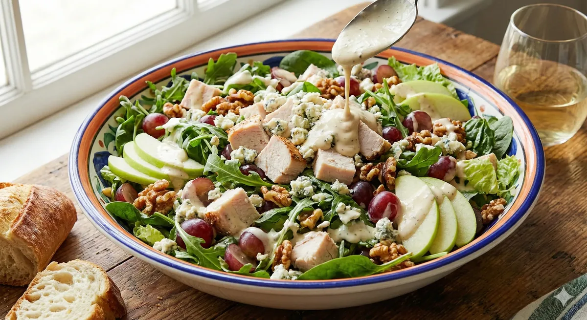 Salada de Peru com Gorgonzola Cremoso: Leve e Saborosa