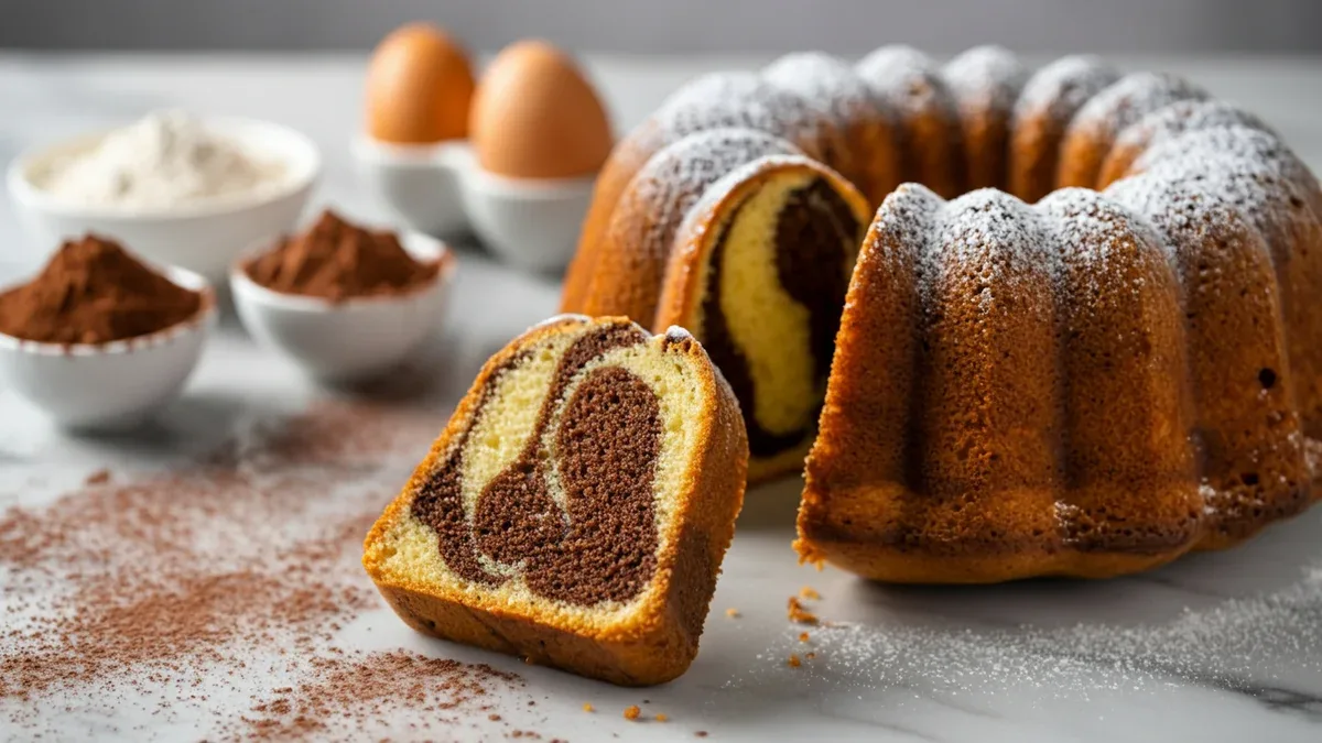 Bolo Marmorizado Fofinho e Fácil: Receita Clássica