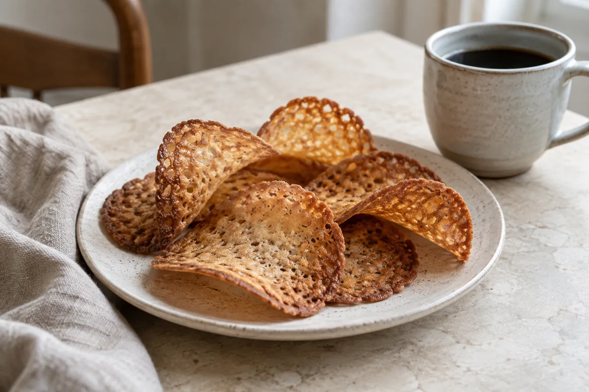 Tuiles Dentelle Crocantes: Biscoito Fácil e Rápido