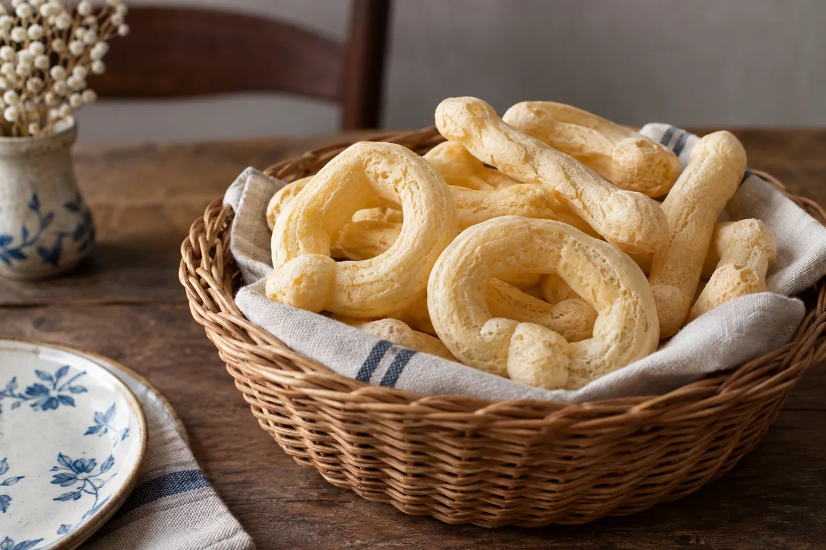 Receita de Biscoito de Polvilho Caseiro Crocante e Fácil