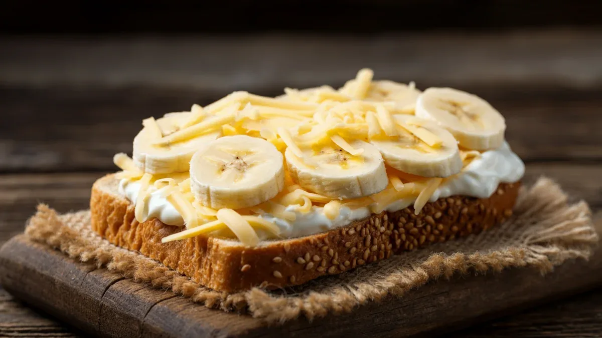 Sanduíche de Queijo e Banana Cremoso: Receita Fácil