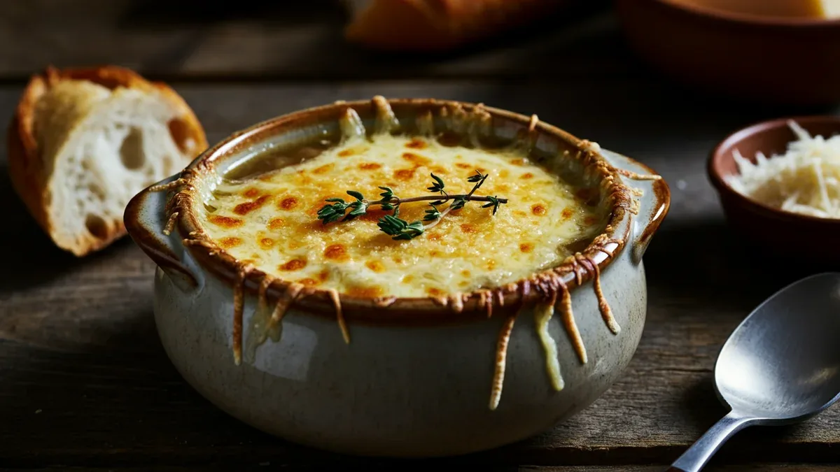 Sopa de Cebola Gratinada Clássica: Receita Tradicional Francesa