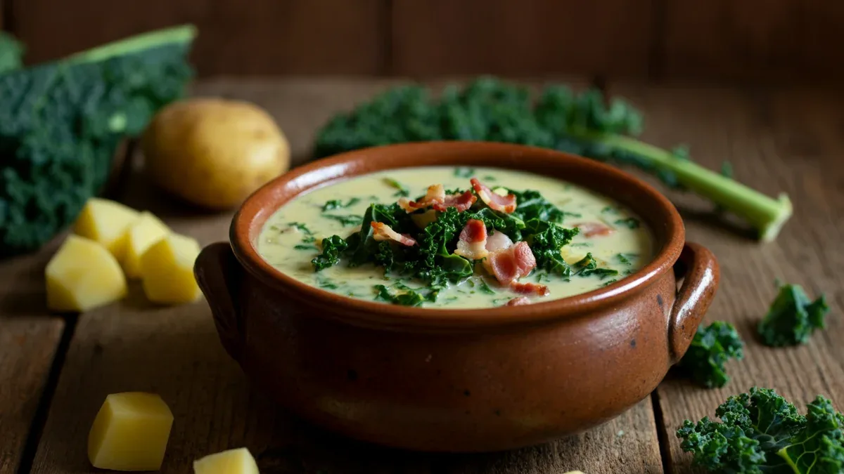 Sopa de Couve Cremosa com Bacon: Receita Fácil e Tradicional
