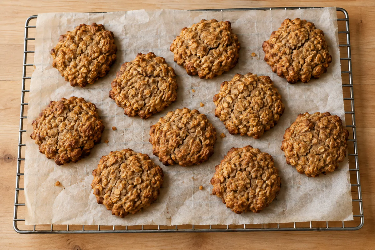 Biscoito de aveia com banana