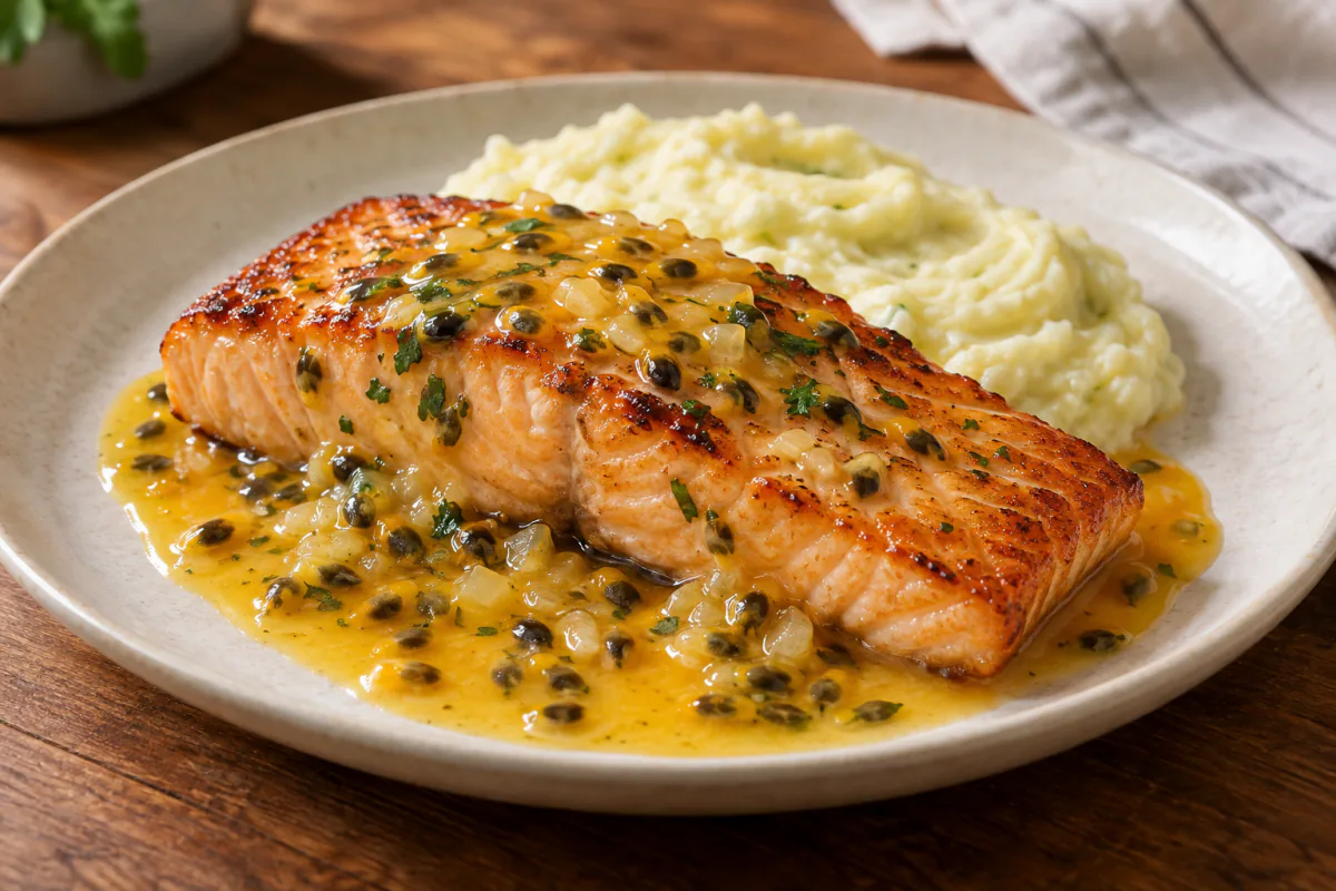 Salmão ao Molho de Maracujá