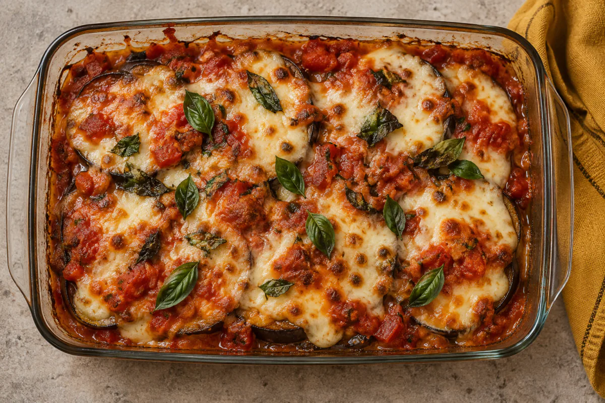 Berinjela à parmigiana