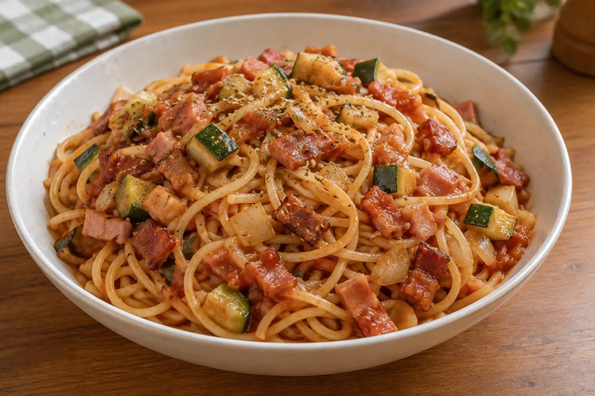 Macarrão com molho picante